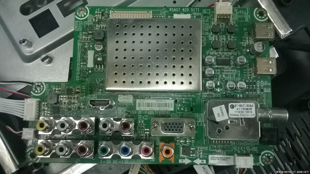 ⁦Hisnese LEDN24K310 Шасси (Main Board): RSAG7.820.5171/ROH⁩ - الصورة ⁦2⁩
