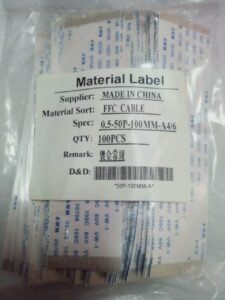 0.5-50P-100MM-A4/6 فلاتة توصيل بانل LG